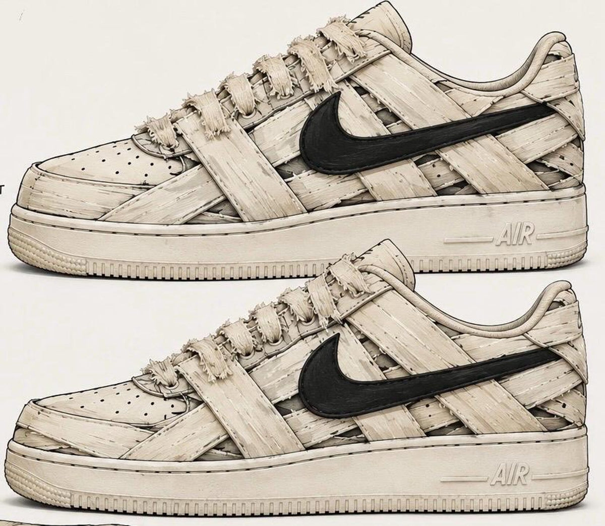 Custom Mummy Sneakers | Hand Painted Halloween Shoes | Horror Air Force 1