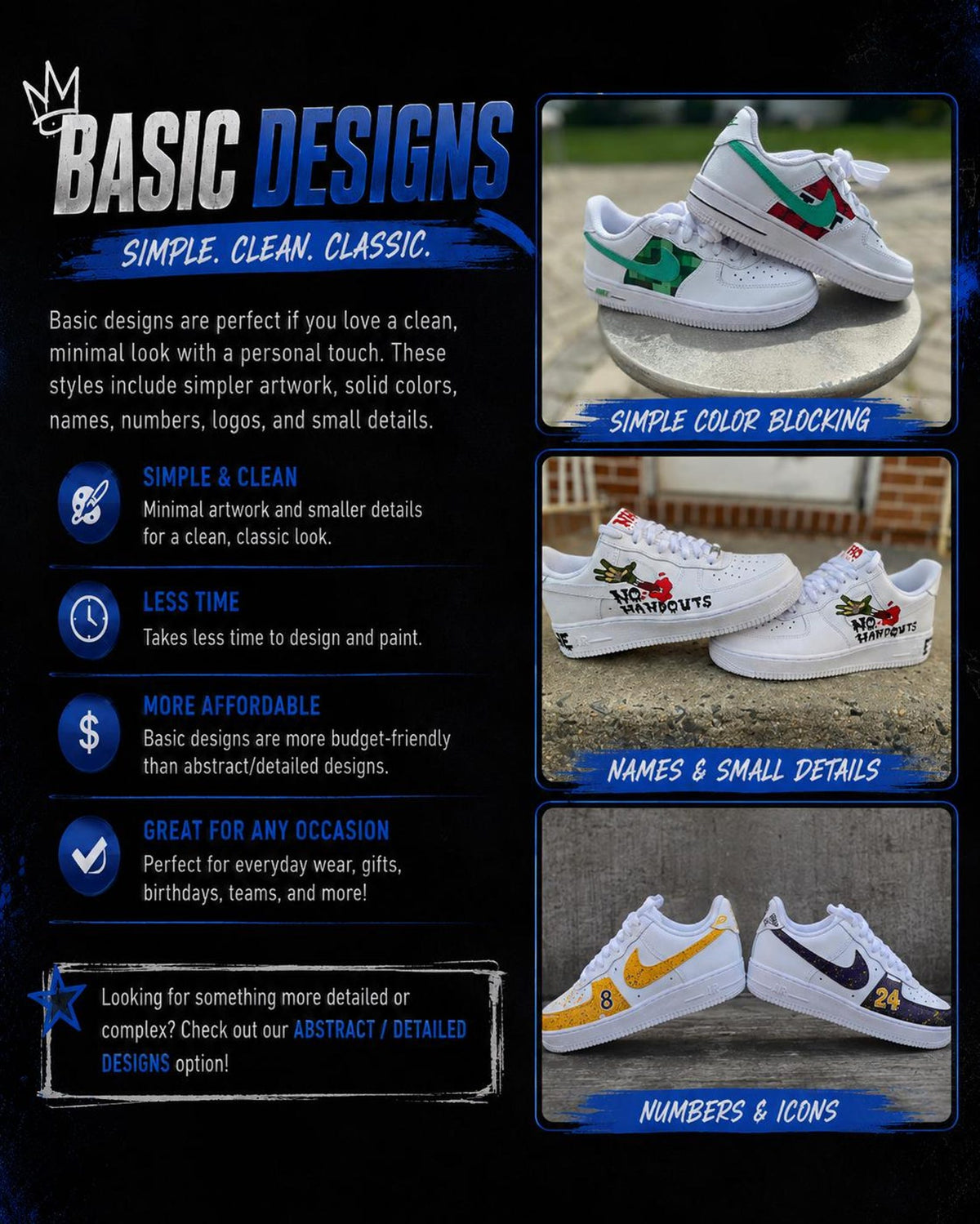 Custom Hand-Painted Air Force 1 Sneakers | Any Theme, Colors (Made to Order)