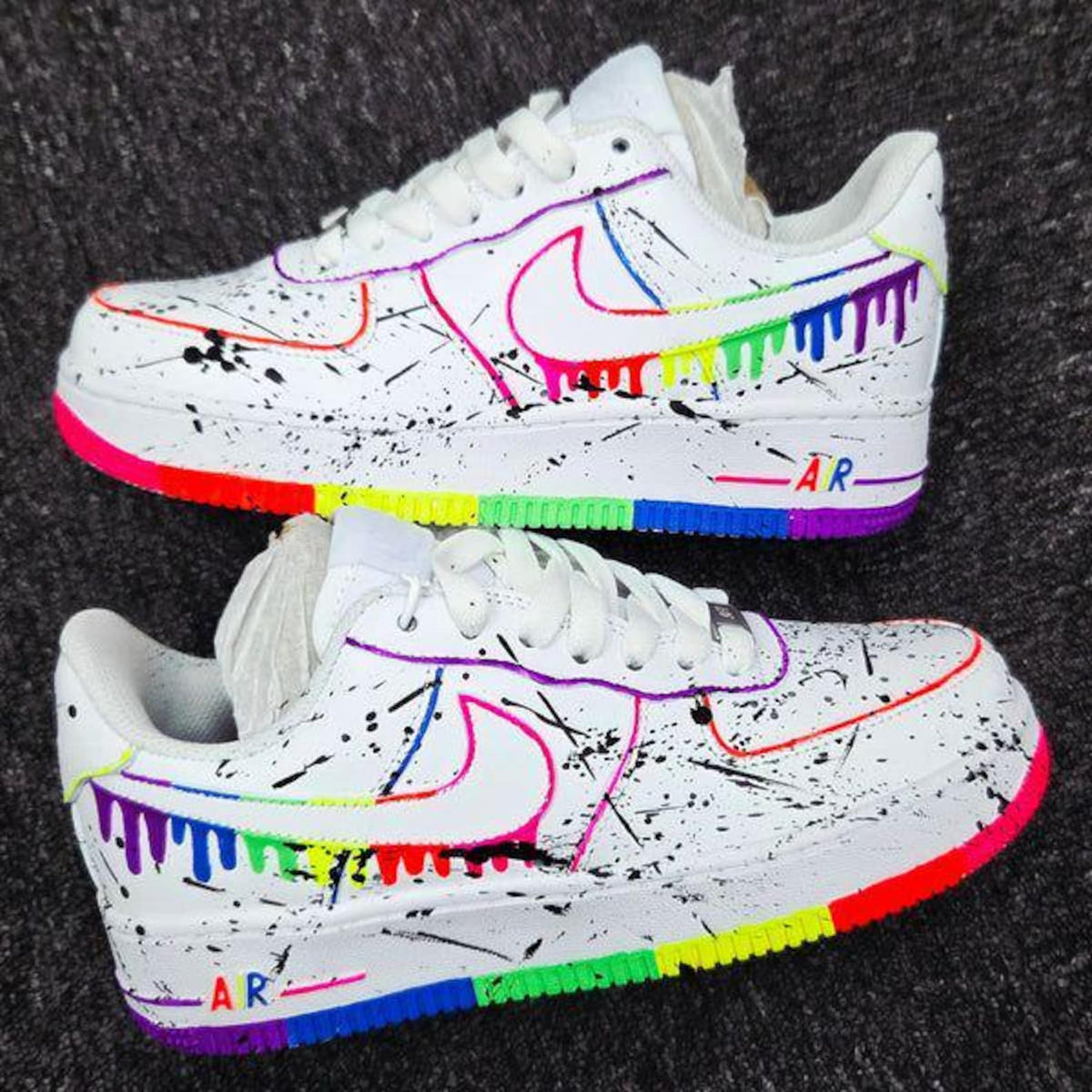 Custom Nike sneakers, hand-painted. Various designs available, including custom designs - Custom Sneakers