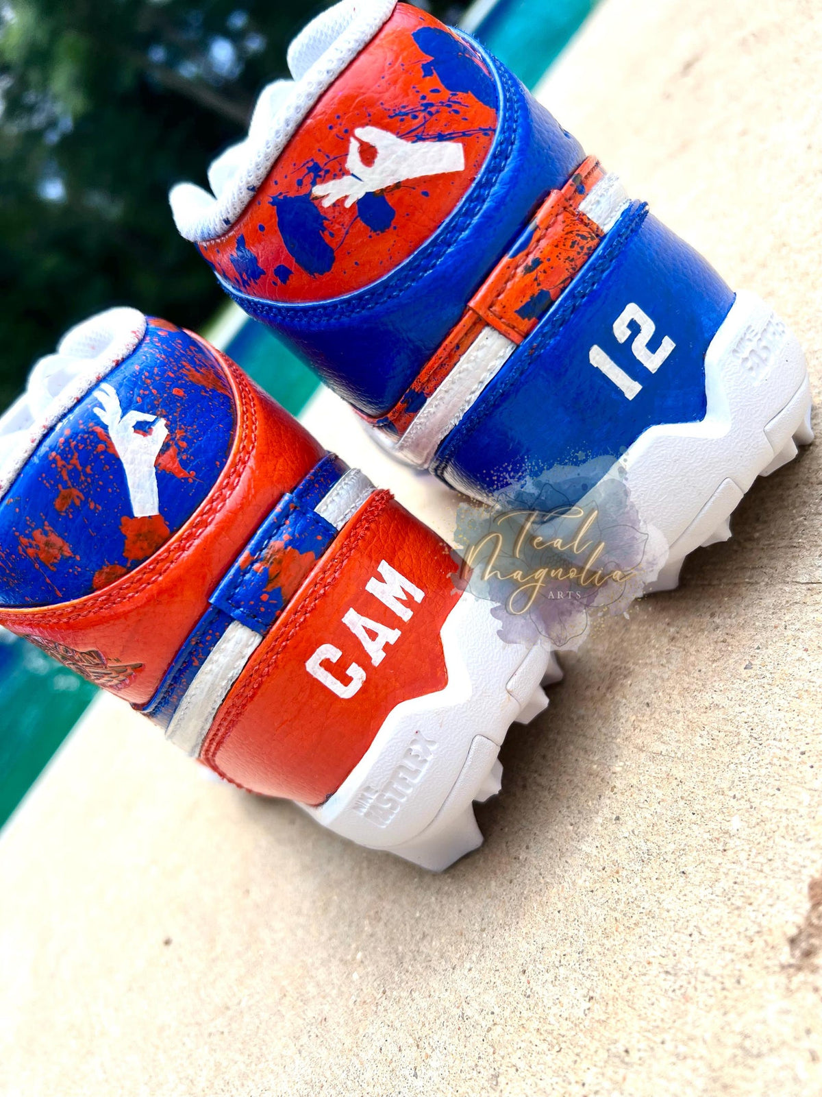 Customizable Hand Painted YOUTH Baseball Cleats