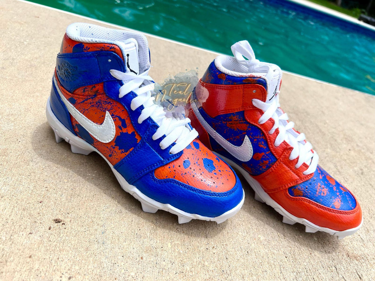 Customizable Hand Painted YOUTH Baseball Cleats