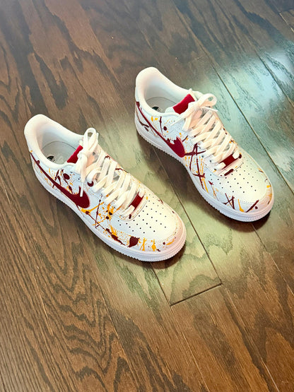 Paint Splatter Custom Hand-Painted Sneakers | Made to Order