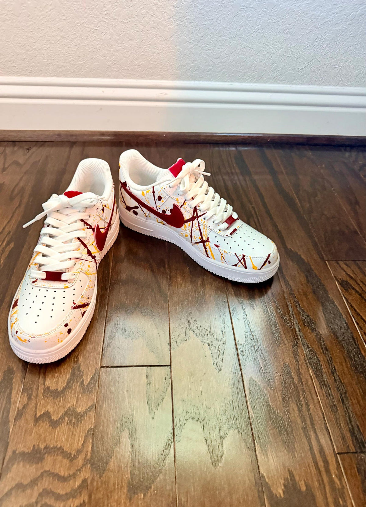 Paint Splatter Custom Hand-Painted Sneakers | Made to Order