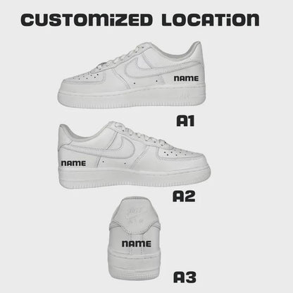Custom Air Force 1 Sneakers, Blue Reaper AF1, Hand Painted Shoes, Gift for Him Her, Streetwear Fashion, Birthday Christmas Gradient Gift