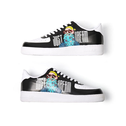 Hand-Painted Custom Sneakers, Inspirational Art Shoes, One-of-a-Kind Design