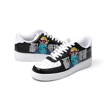 Hand-Painted Custom Sneakers, Inspirational Art Shoes, One-of-a-Kind Design
