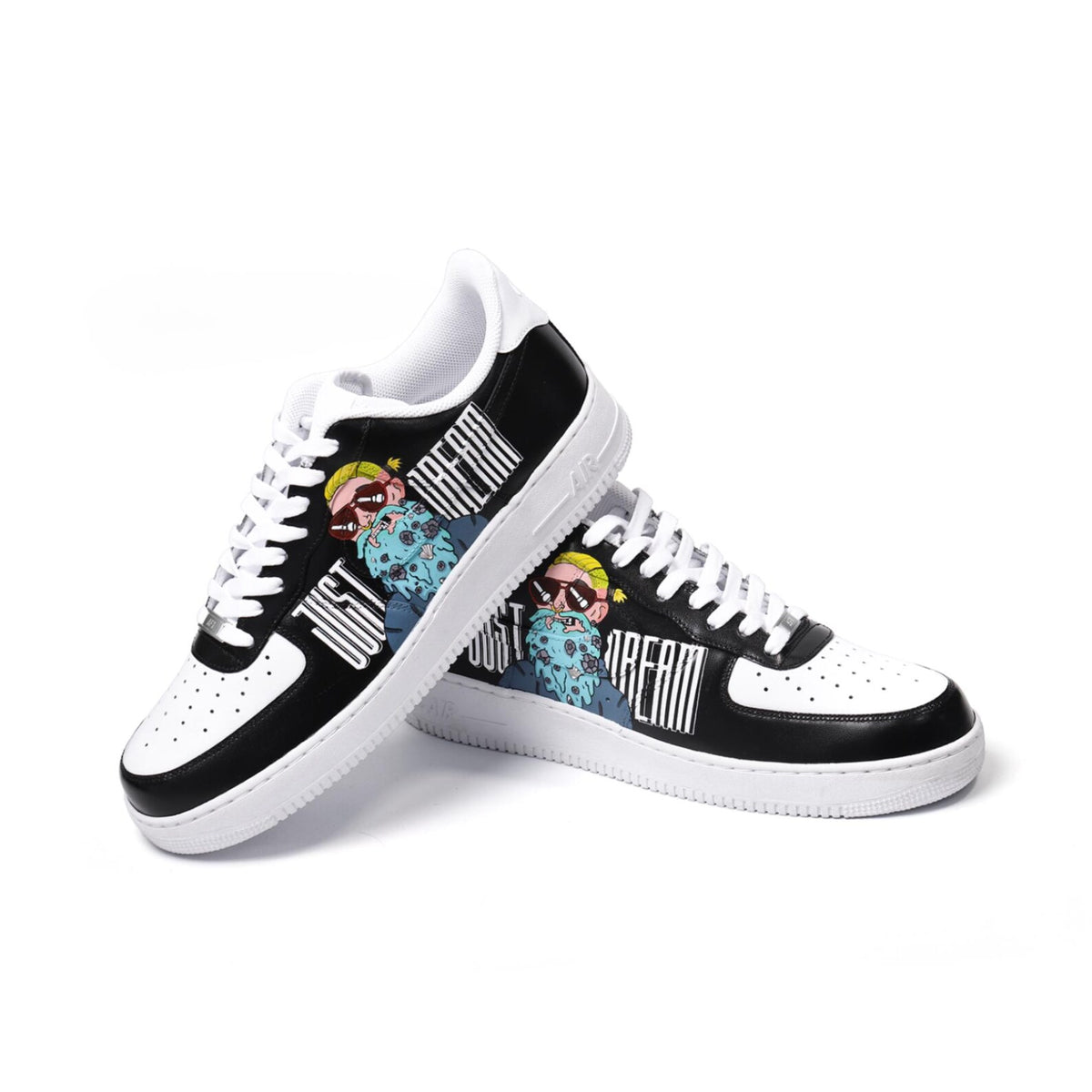 Hand-Painted Custom Sneakers, Inspirational Art Shoes, One-of-a-Kind Design