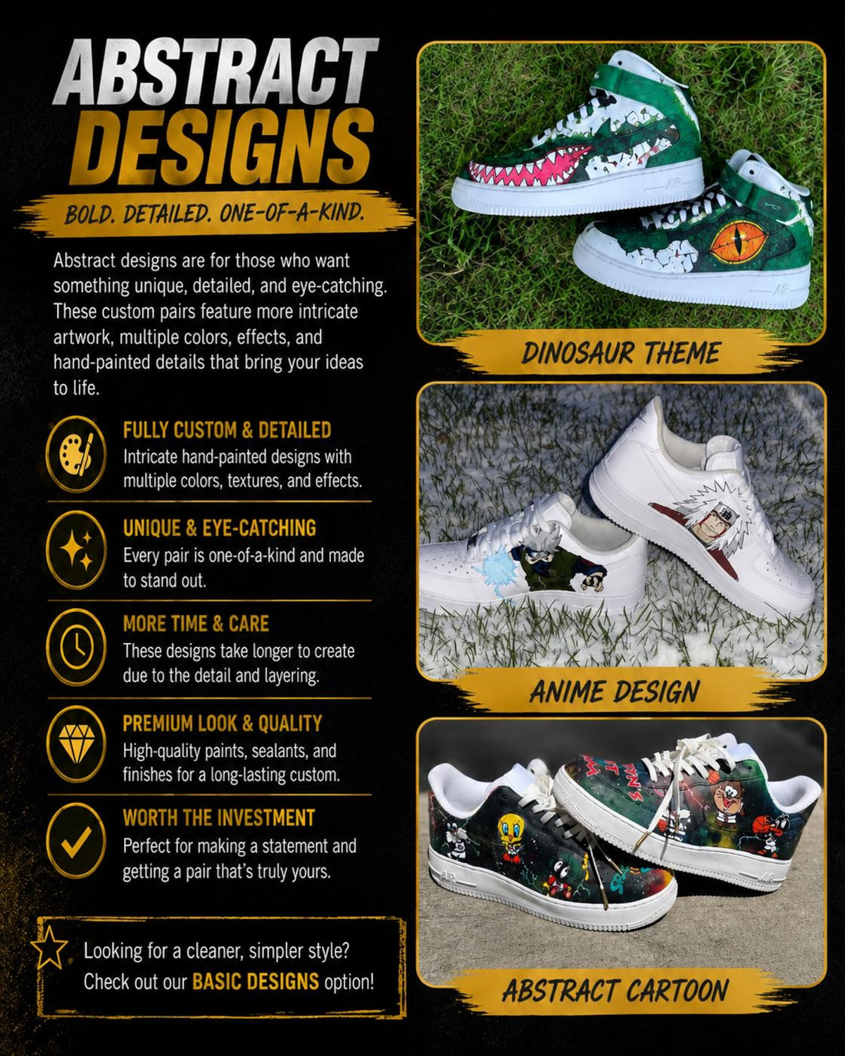 Custom Hand-Painted Air Force 1 Sneakers | Any Theme, Colors (Made to Order)