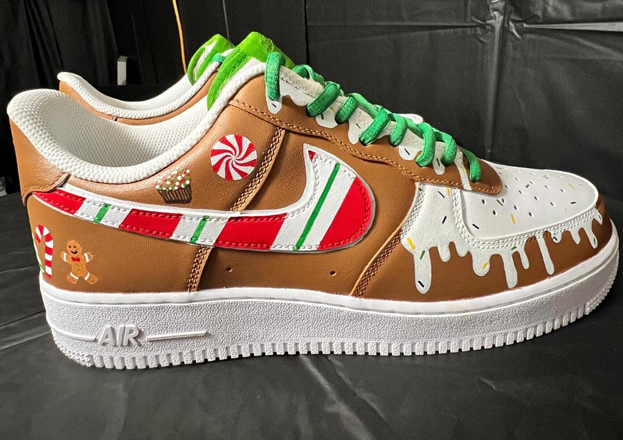 Holiday Custom Shoe: Gingerbread/Christmas