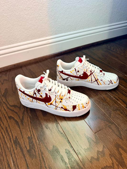 Paint Splatter Custom Hand-Painted Sneakers | Made to Order