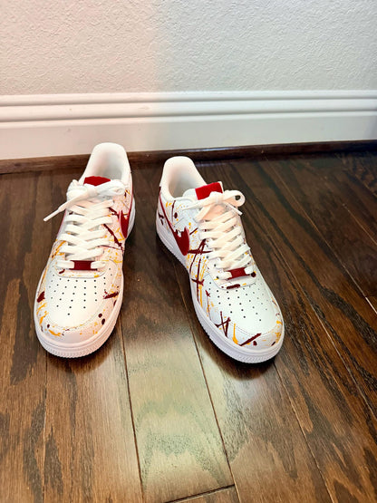 Paint Splatter Custom Hand-Painted Sneakers | Made to Order