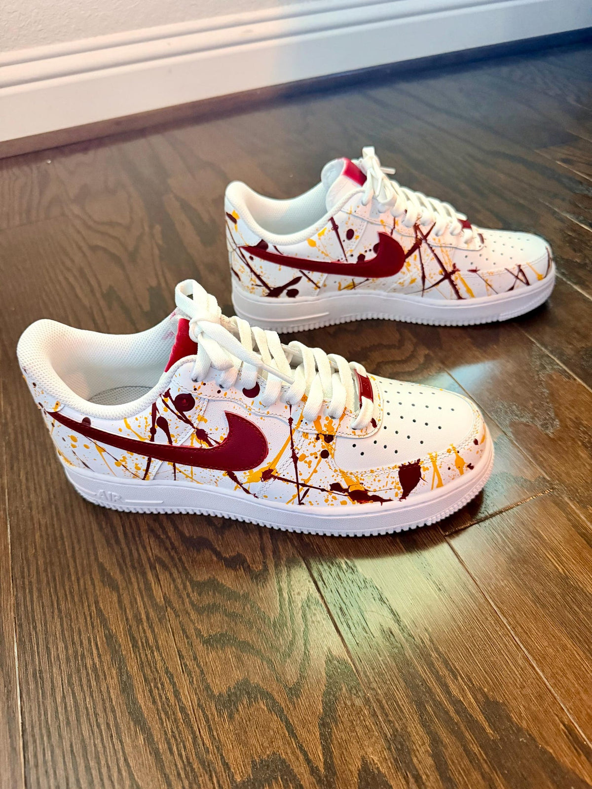 Paint Splatter Custom Hand-Painted Sneakers | Made to Order