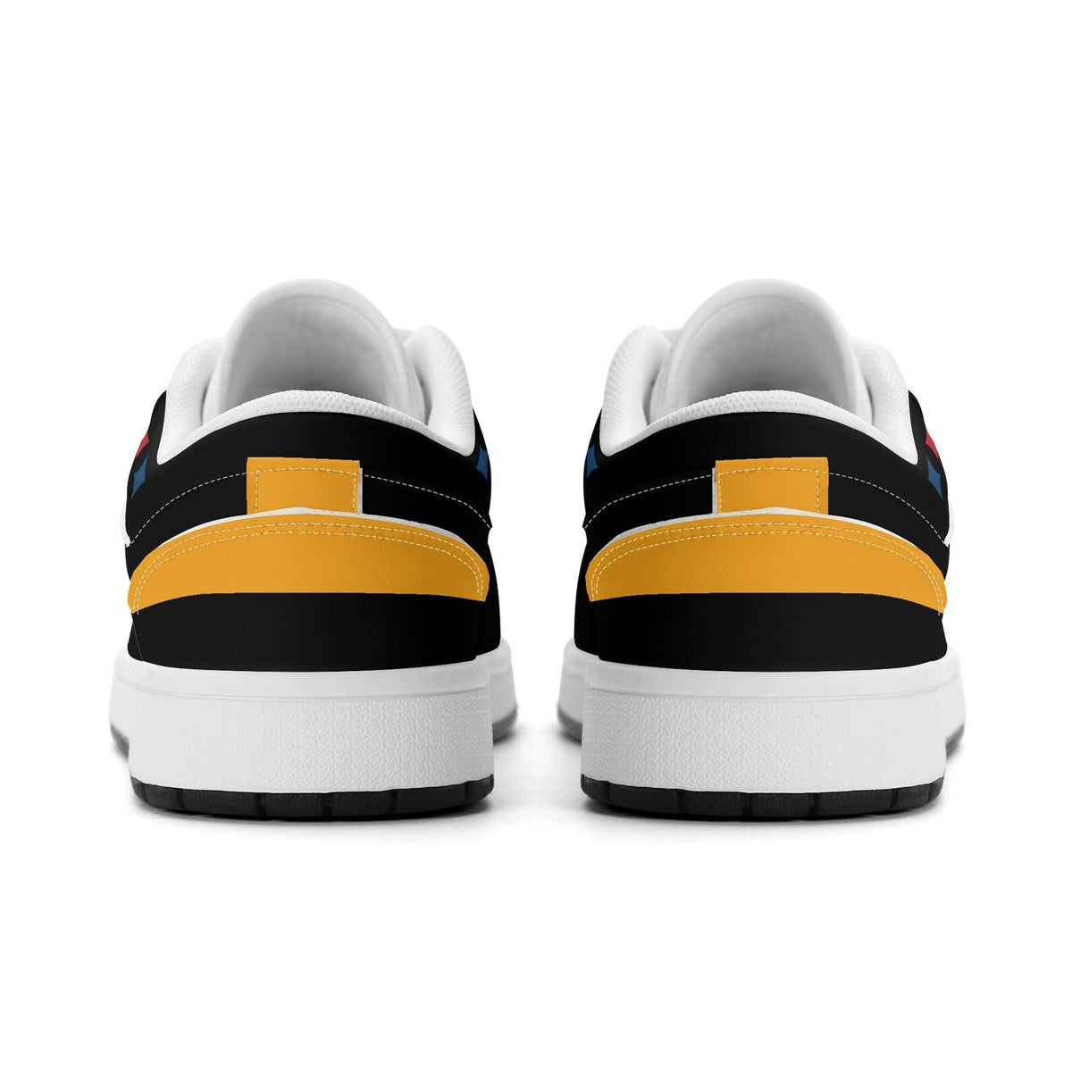 Pittsburgh Football Shoes, Black Gold Fan Sneakers for Men and Women, Steel City Game Day Kicks, Pennsylvania Football Gift, Fan Sneakers