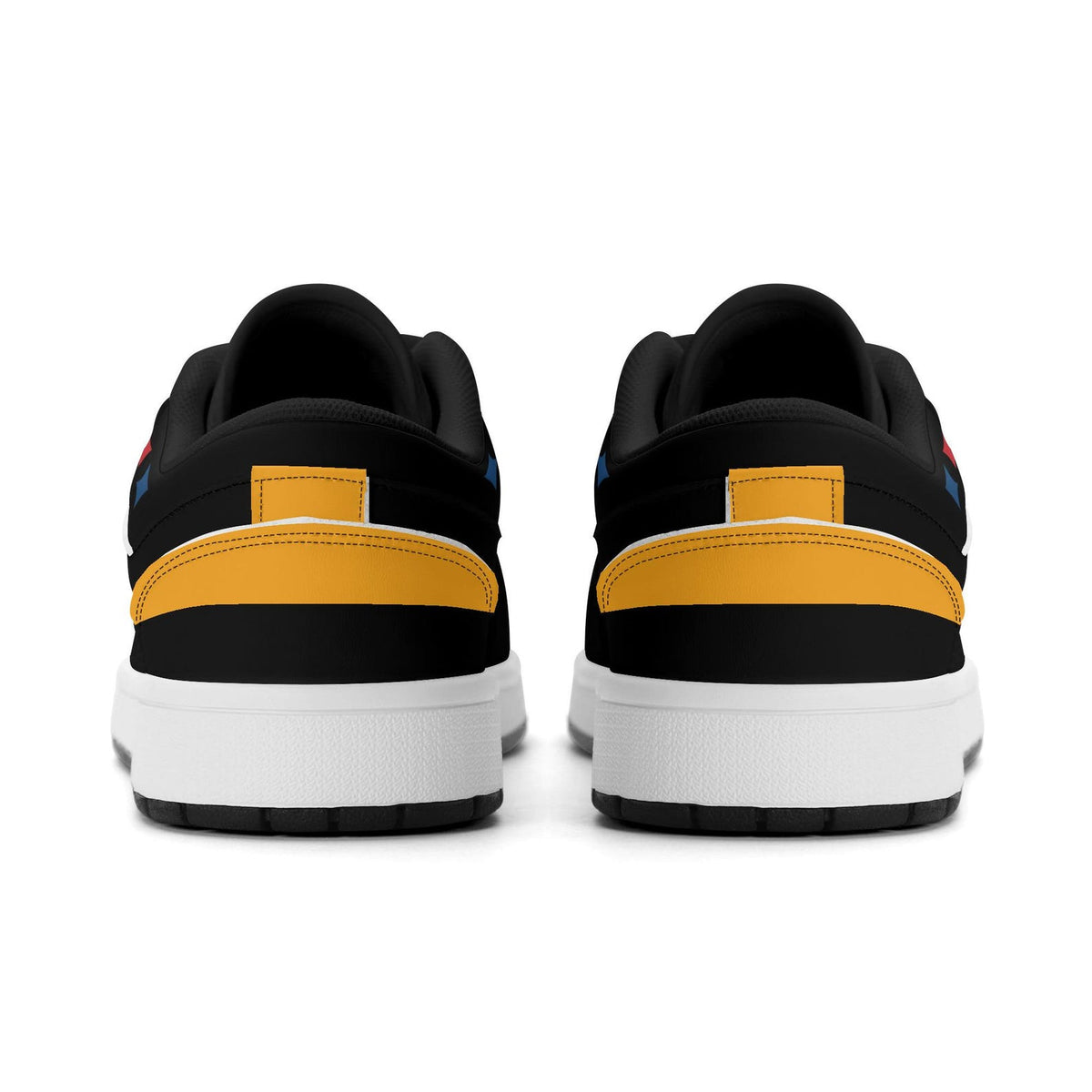 Pittsburgh Football Shoes, Black Gold Fan Sneakers for Men and Women, Steel City Game Day Kicks, Pennsylvania Football Gift, Fan Sneakers