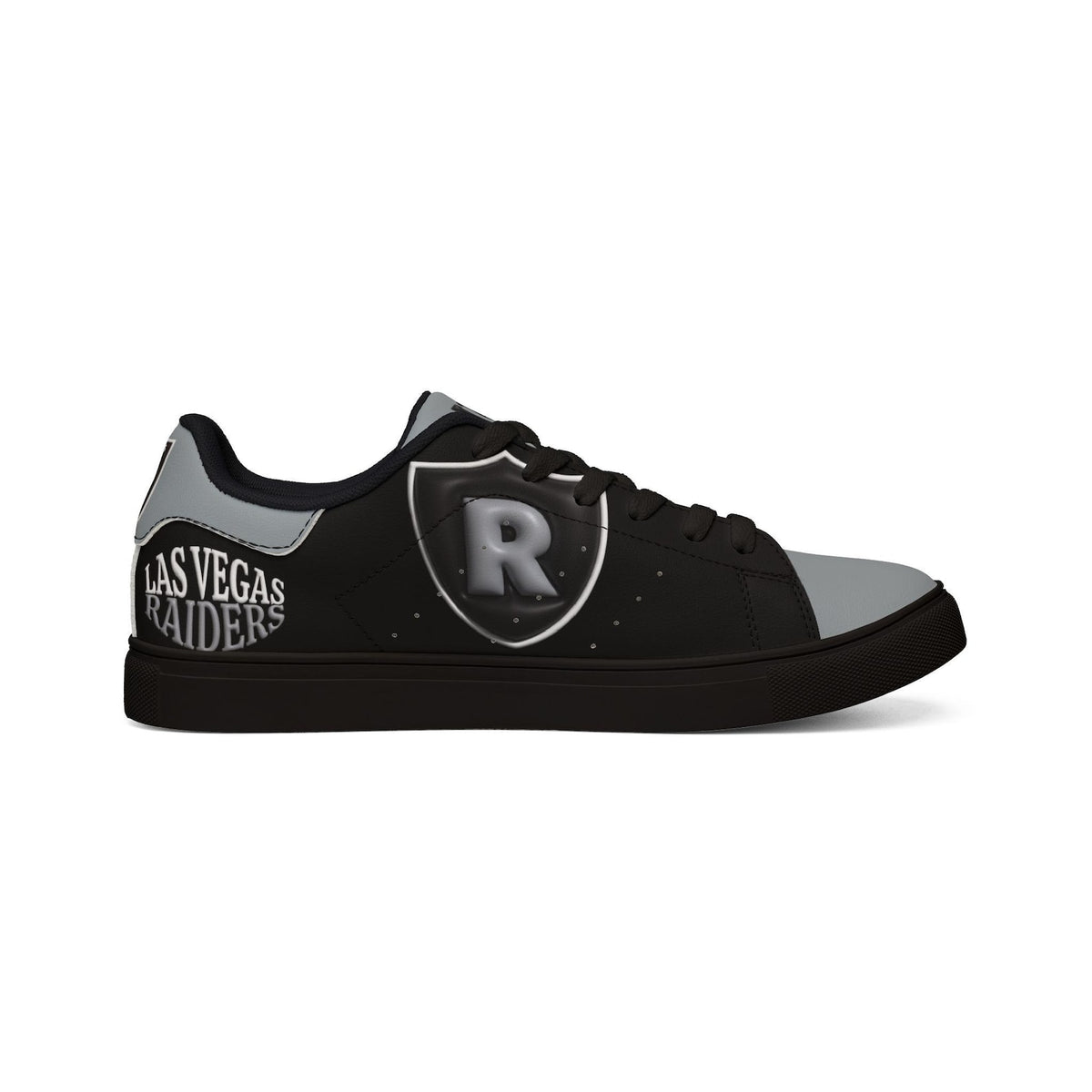 Las Vegas Raiders Custom Low Top Sneakers, Football Game Day Shoes, Sports Fan Gift For Him, Personalized Team Kicks, Fan Shoes