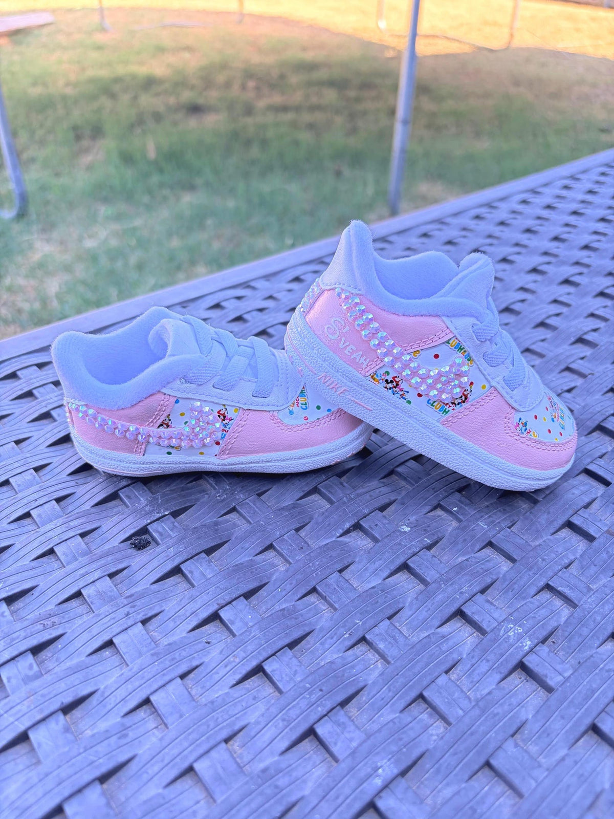 Custom Kids Air Force One Sneakers, Personalized Kids Shoes, Custom Nike Shoes