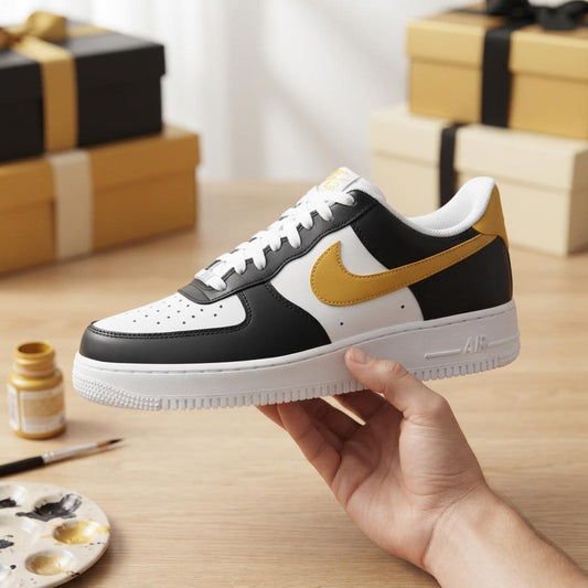 Football Custom AF1, Hand Painted Sports Sneakers, Custom Streetwear Shoes