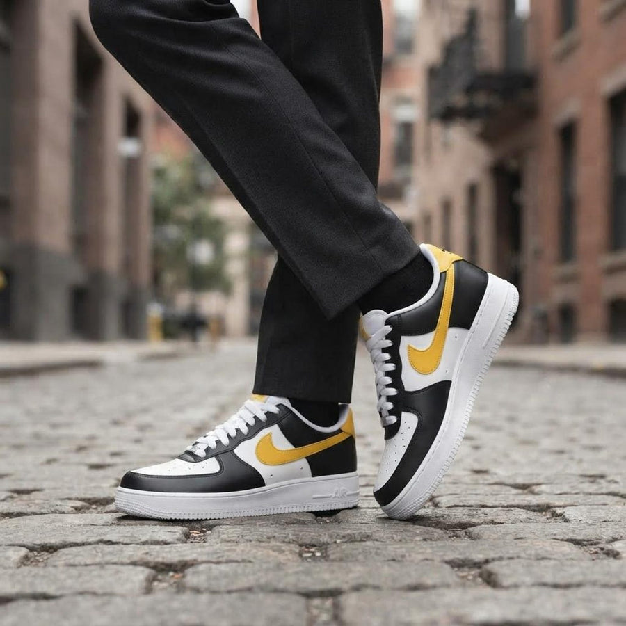 Football Custom AF1, Hand Painted Sports Sneakers, Custom Streetwear Shoes