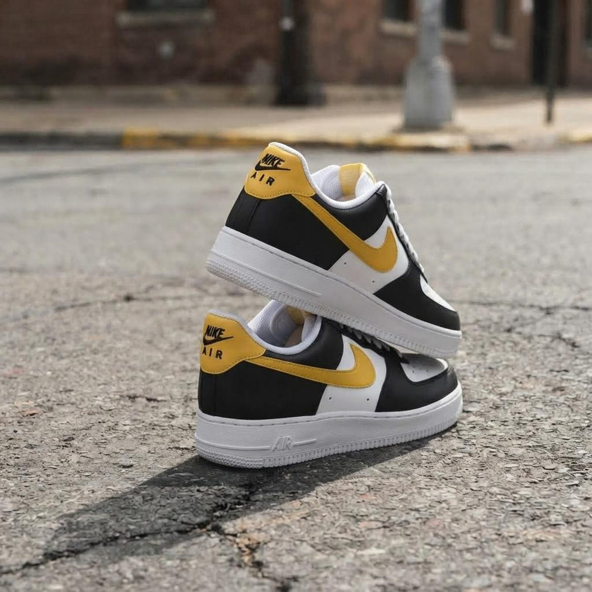 Football Custom AF1, Hand Painted Sports Sneakers, Custom Streetwear Shoes