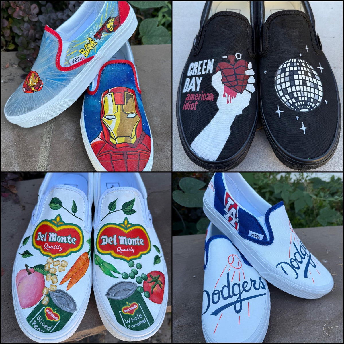 Custom Painted Vans // Completely Customizable Handpainted Shoes / Slip-Ons / Sneakers / Christmas gift for him her *READ DESCRIPTION*