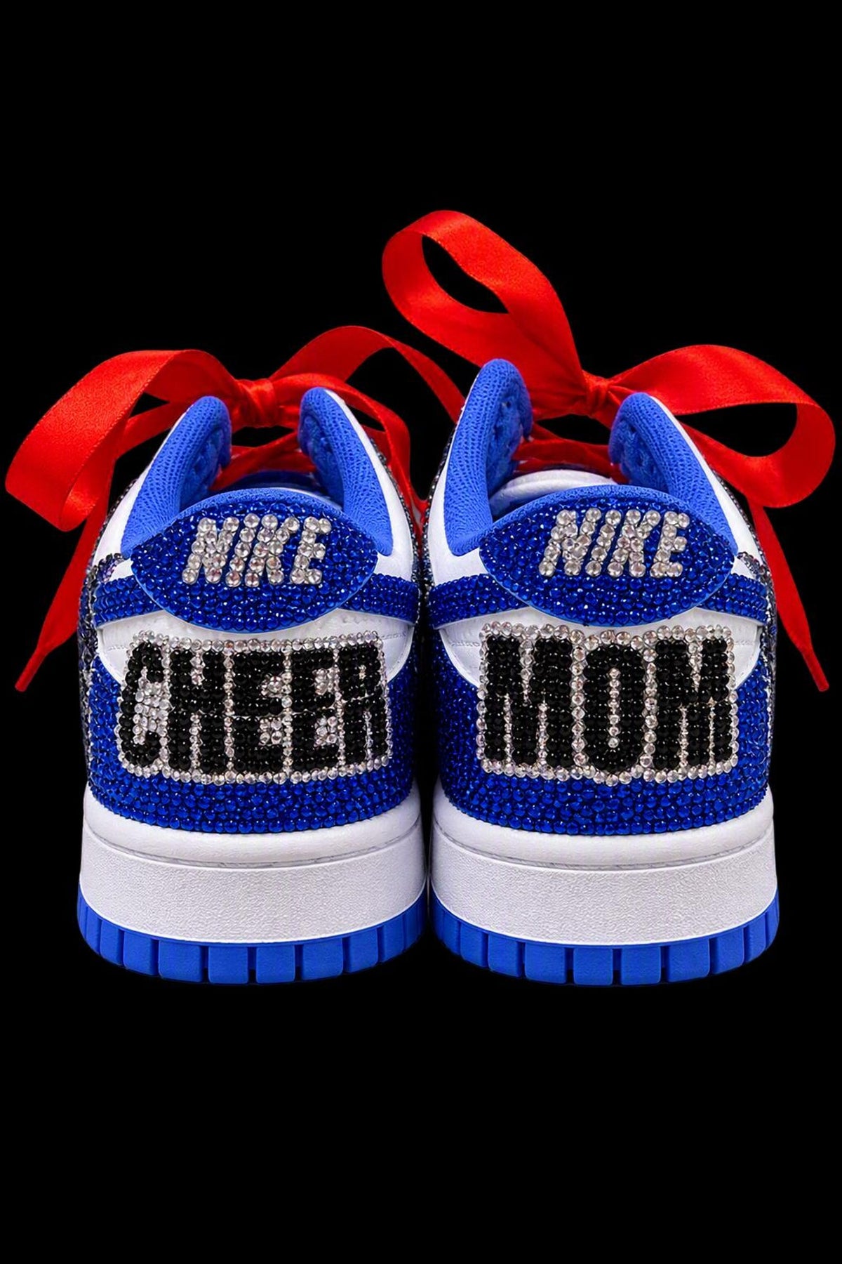 Custom Team Pride Shoes | Rhinestone Sports Parent Sneakers | One-of-a-Kind Gift