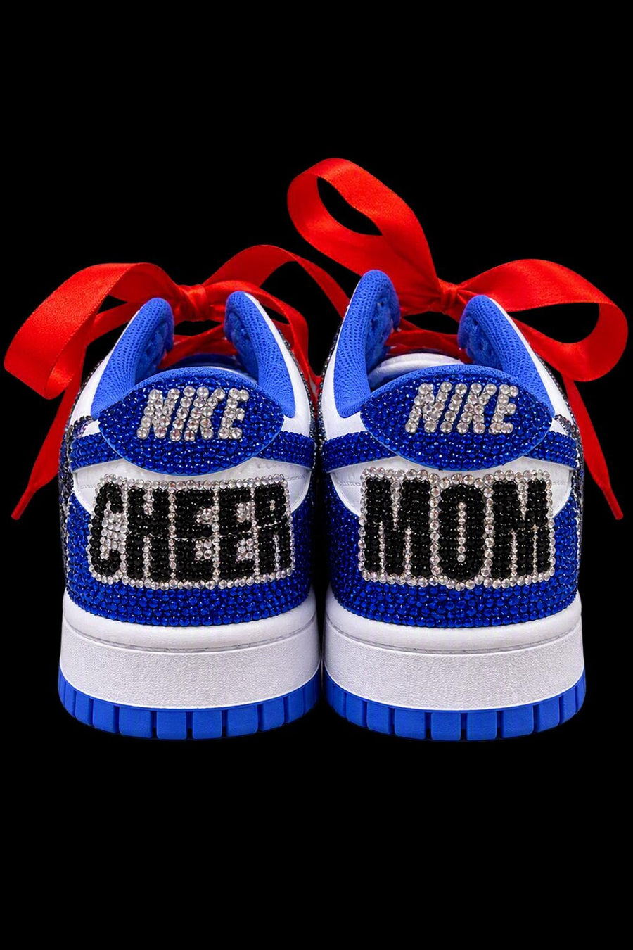 Custom Team Pride Shoes | Rhinestone Sports Parent Sneakers | One-of-a-Kind Gift