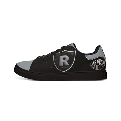 Las Vegas Raiders Custom Low Top Sneakers, Football Game Day Shoes, Sports Fan Gift For Him, Personalized Team Kicks, Fan Shoes