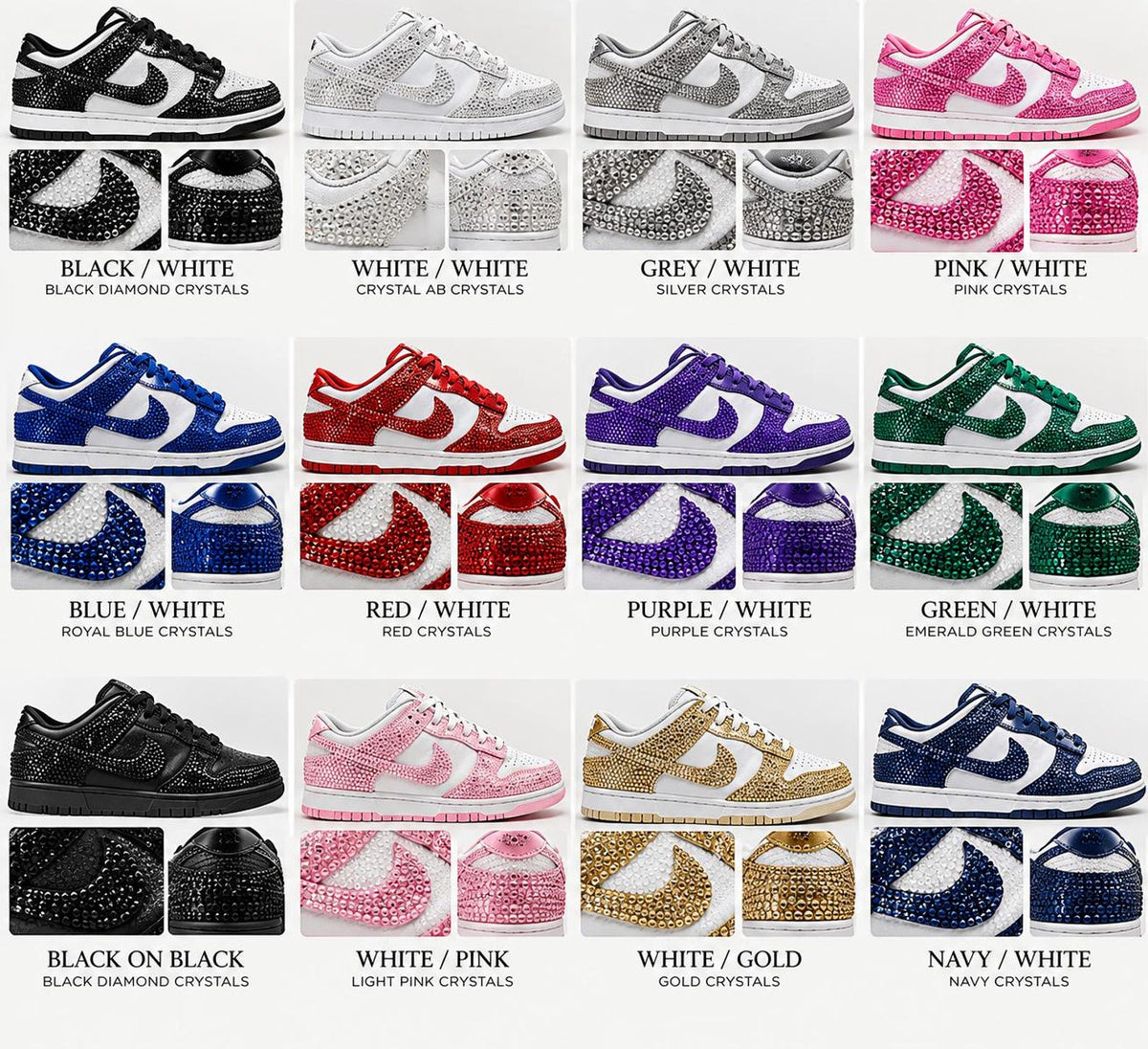 Custom Rhinestone Sneakers