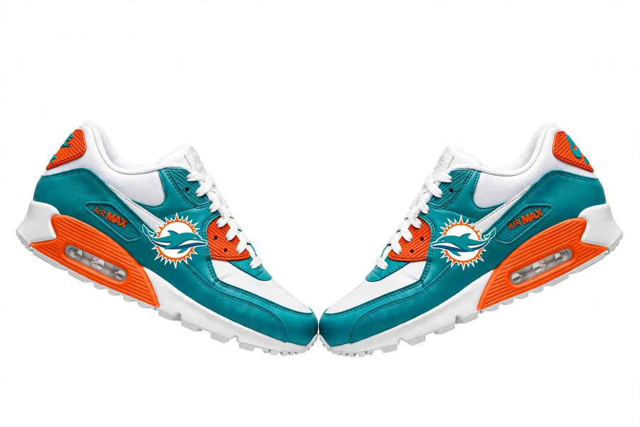 Hand Painted Football Inspired Sneakers | Personalized Game Day Shoes | Hand-Painted Sneakers | White Leather Low-Top