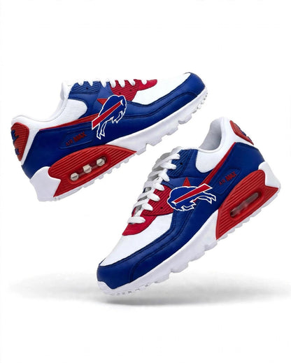 Hand Painted Football Inspired Sneakers | Personalized Game Day Shoes | Hand-Painted Sneakers | White Leather Low-Top