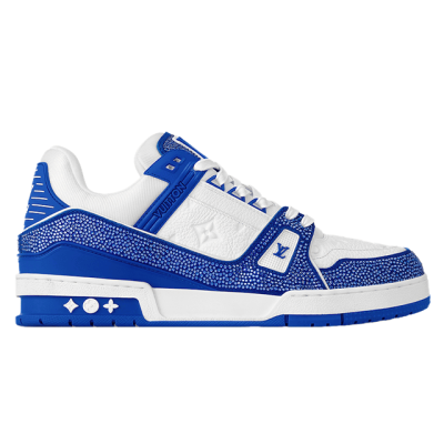 Louis Vuitton LV Trainer Sneaker 'Denim Monogram Blue Diamond